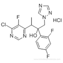 3-(6-Chloro-5-fluoropyrimidin-4-yl)-2-(2,4-difluorophenyl)-1-(1H-1,2,4-triazol-1-yl)butan-2-ol hydrochloride CAS 188416-20-8